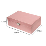 Premium Pink Jewelry Storage Organizer
