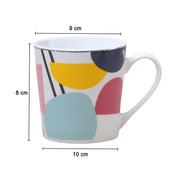 Multicolor Ceramic Coffee Mug 450 Ml - Abstract Pattern, Cups & Mugs