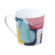 Multicolor Ceramic Coffee Mug 450 Ml - Abstract Cups & Mugs