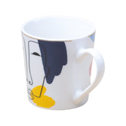Multicolor Ceramic Coffee Mug 450 Ml - Face Sketch, Cups & Mugs