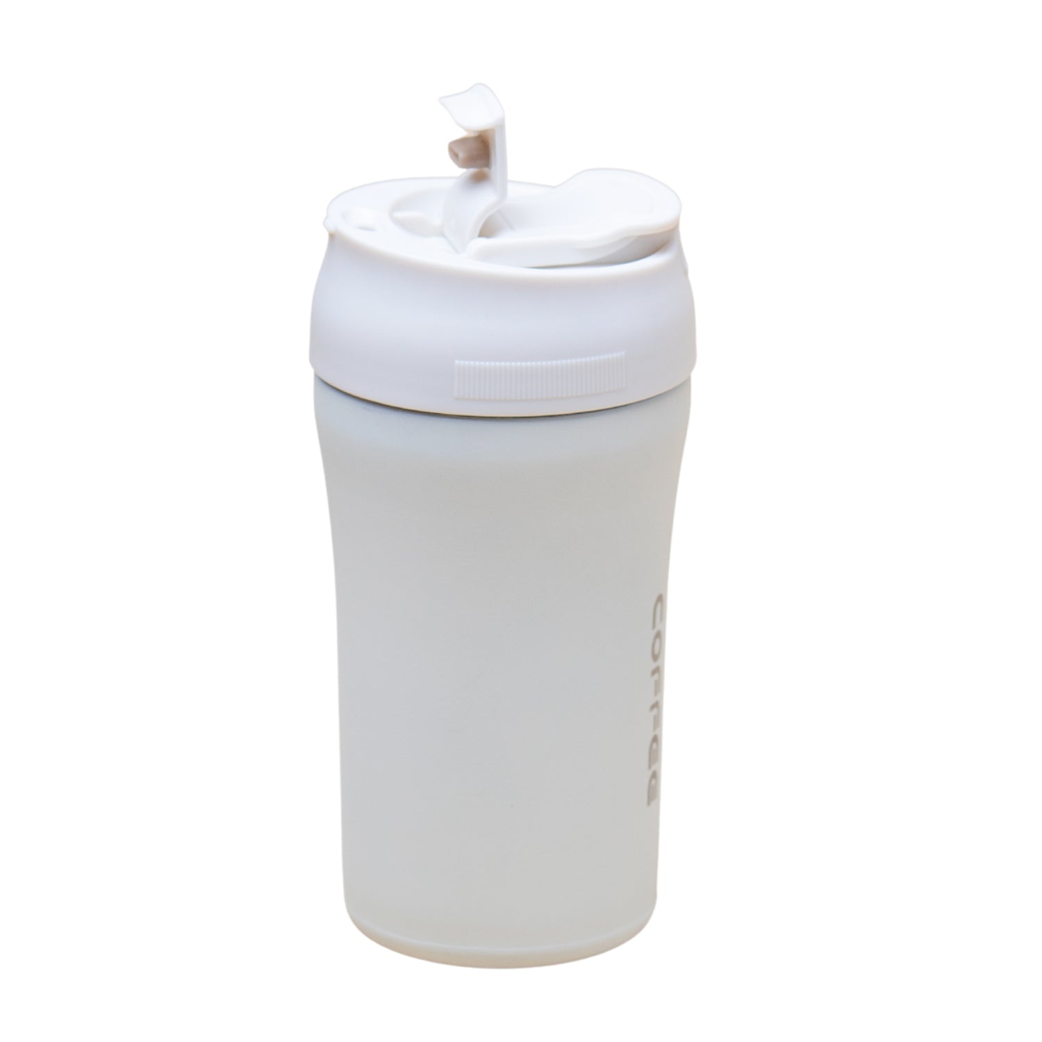White Stainless Steel Travel Mug 400mL