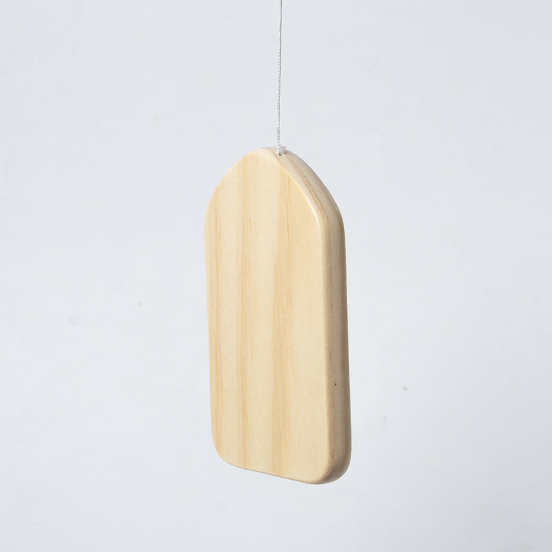 Unique Silver Decorative Wind Chime For Home - 8.5 X 8.5 X 57 Cm