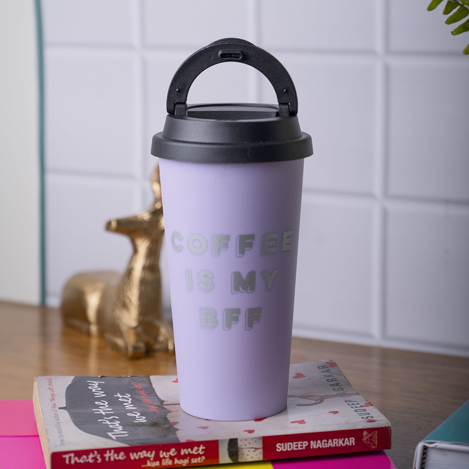 Sipper Tumbler 400ml - Purple