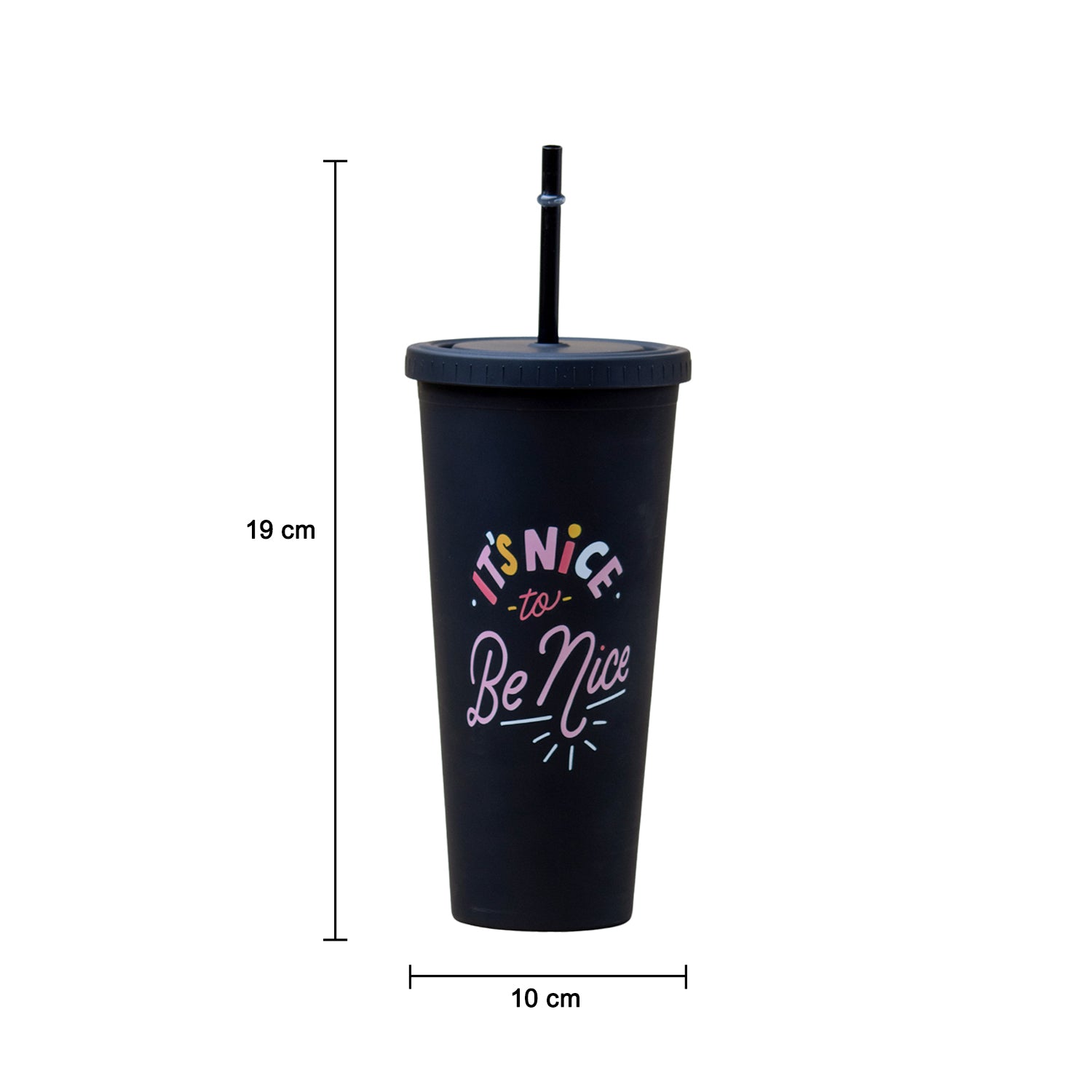 Sipper Tumbler 650ml - Black
