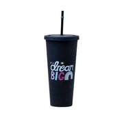 Sipper Tumbler Cup 650ml - Black