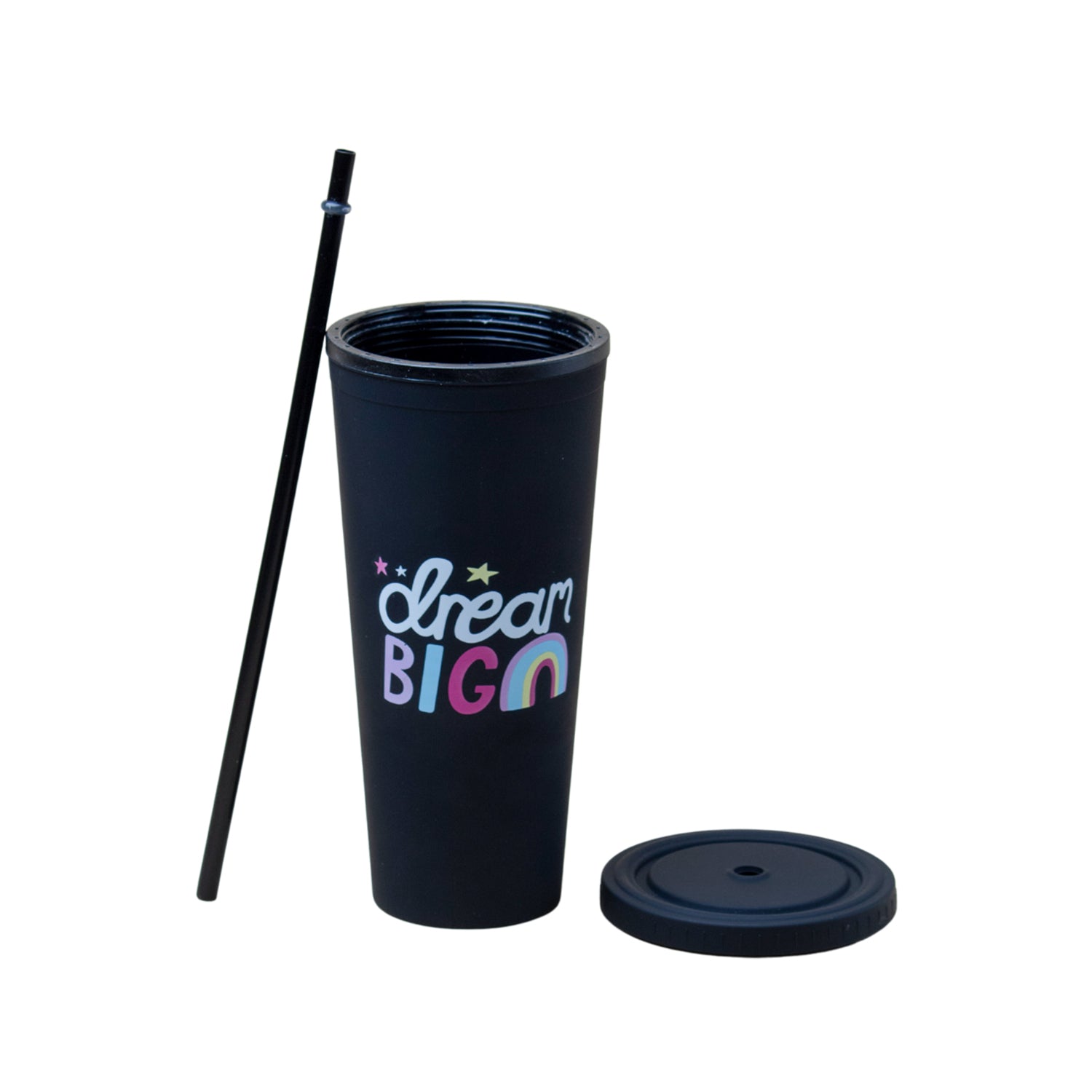 Sipper Tumbler Cup 650ml - Black