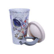 Reuseable Tumbler Sipper Cup With Lid - Off White, 450mL