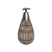 Silver Ceramic Pear Shape Soap Dispenser - 350mL