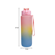 Sipper Travel Water Bottle, Multi, 1 Liter