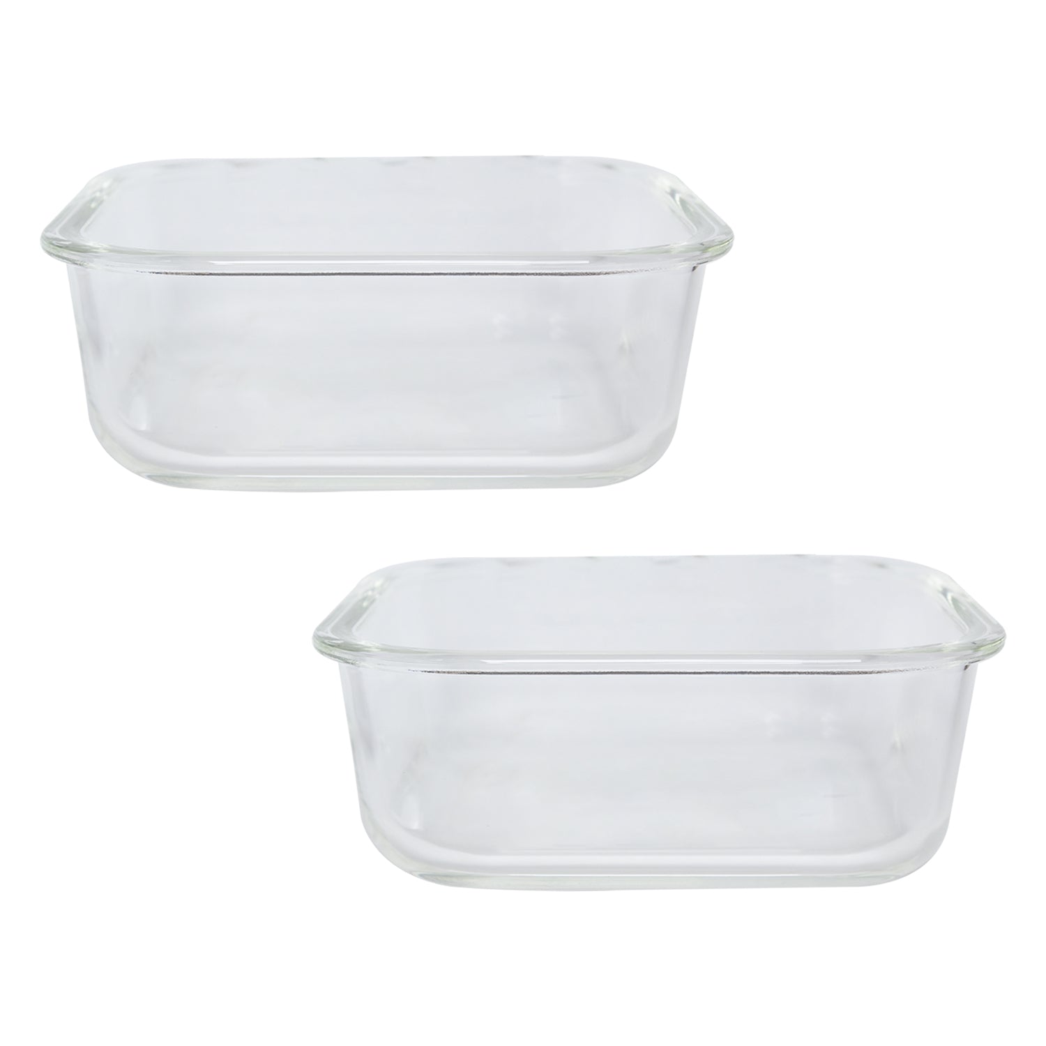 Borosilicate Food Containers (Pack of 2 - 800ml & 1200ml)