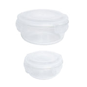 Borosilicate Food Containers (Pack of 2 - 400ml & 620ml)