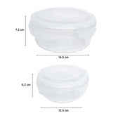 Borosilicate Food Containers (Pack of 2 - 400ml & 620ml)