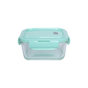 Borosilicate Food Containers (Pack of 2 - 340ml & 570ml) Green Lid