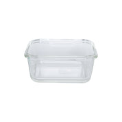 Borosilicate Food Containers (Pack of 2 - 340ml & 570ml) Green Lid