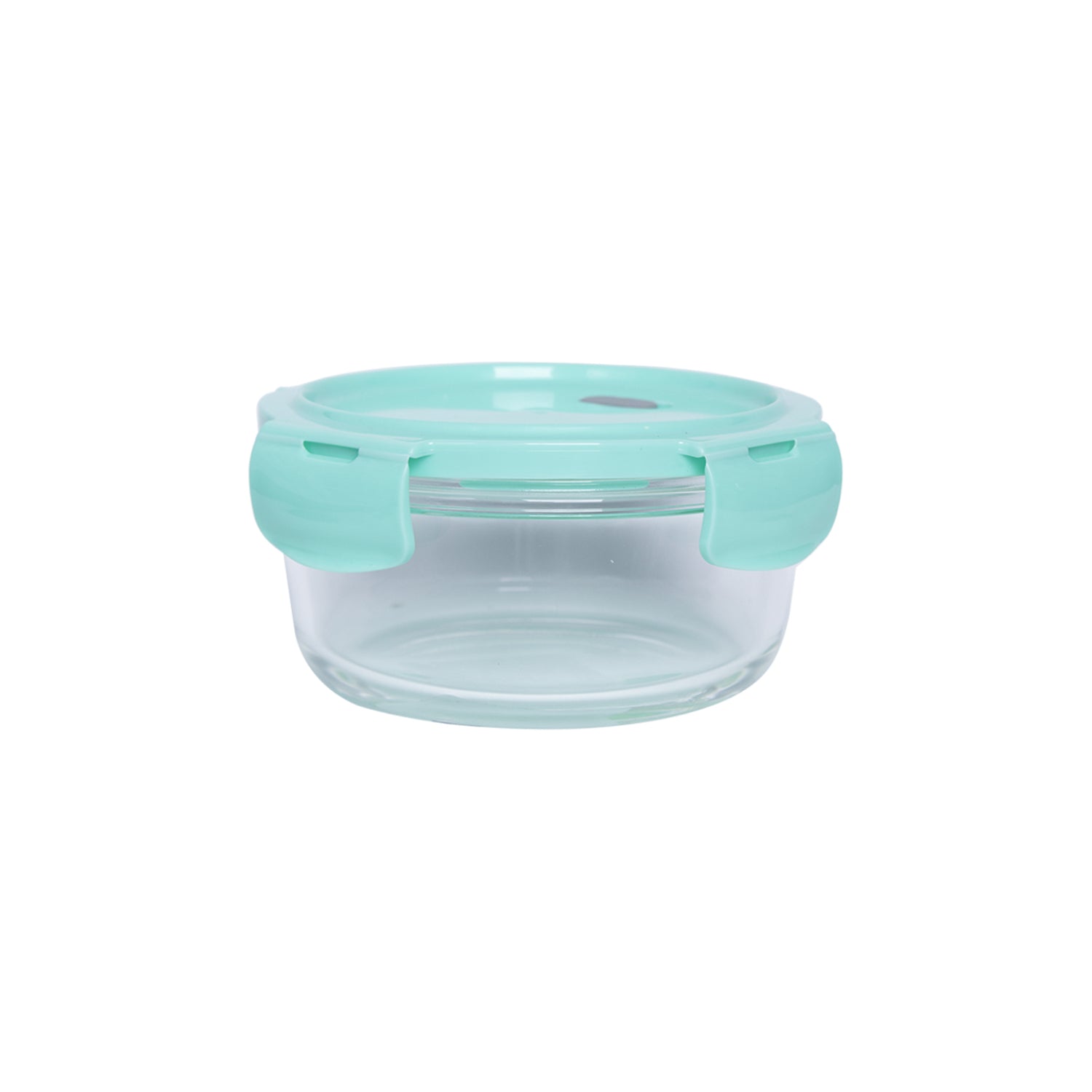 Borosilicate Food Containers (Pack of 2 - 410ml & 570ml) Green Lid