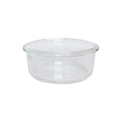 Borosilicate Food Containers (Pack of 2 - 410ml & 570ml) Green Lid