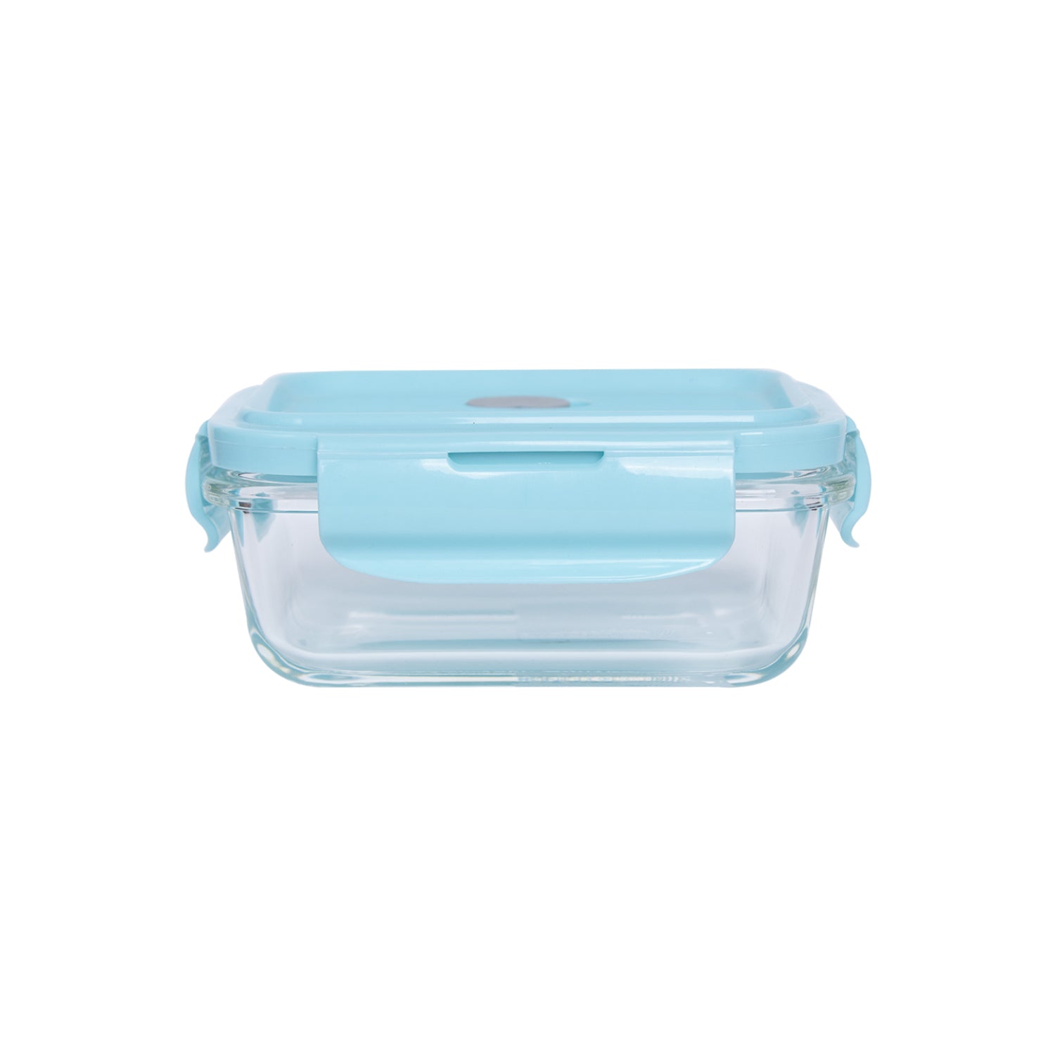 Borosilicate Food Containers (Pack of 2 - 330ml) Blue Lid