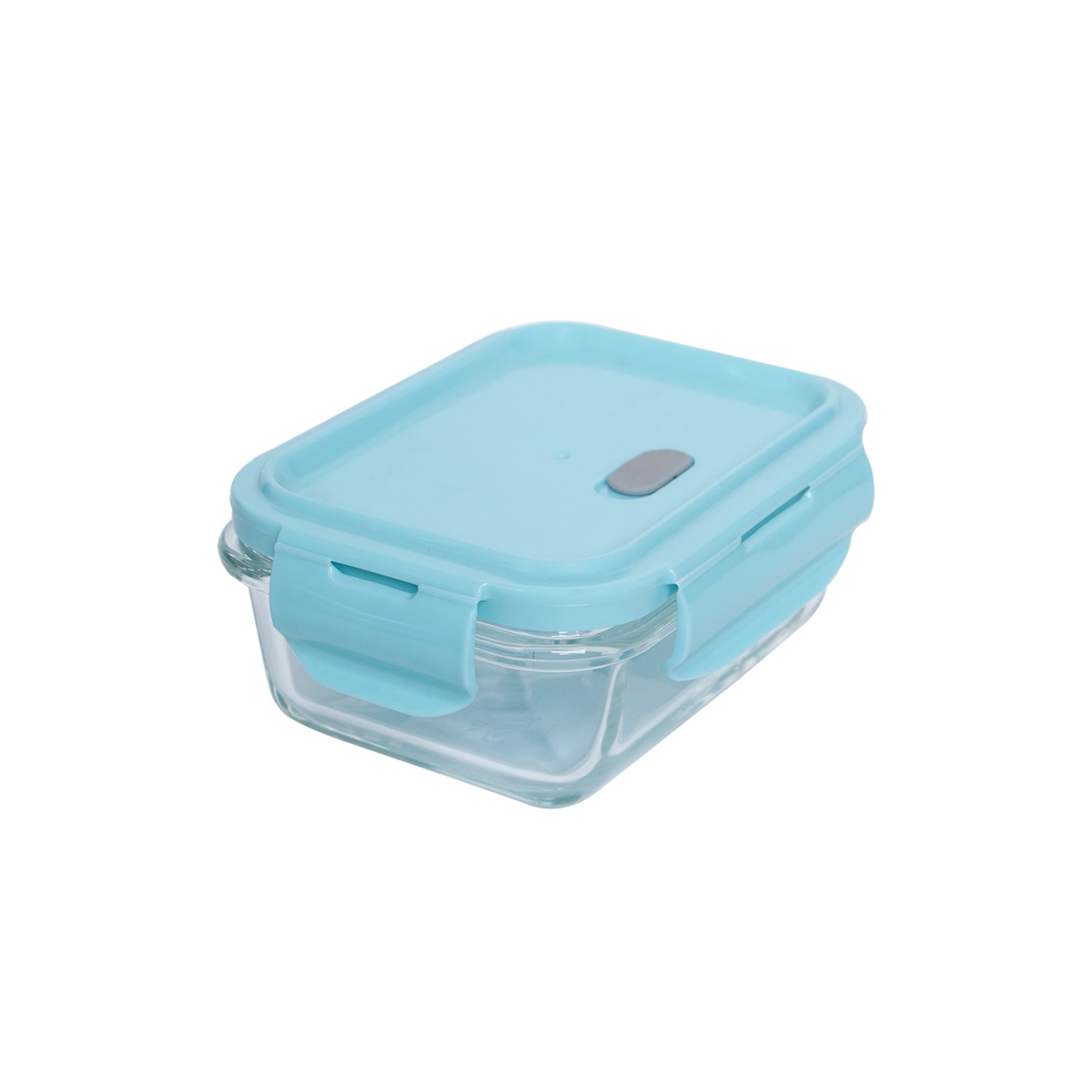 Borosilicate Food Containers (Pack of 2 - 330ml) Blue Lid