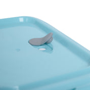 Borosilicate Food Containers (Pack of 2 - 330ml) Blue Lid