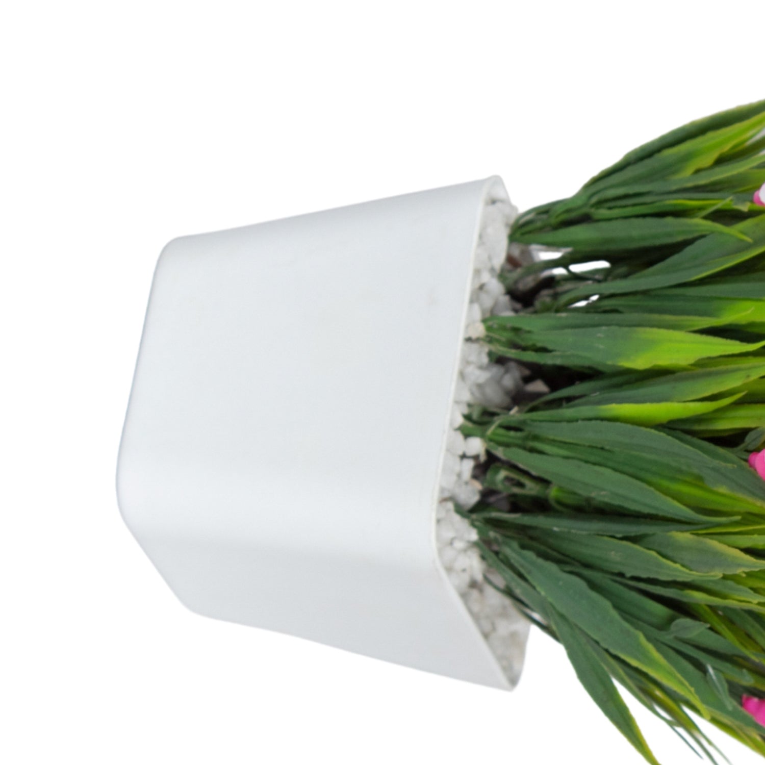 Pink Artificial Flower Pot For Home Decor