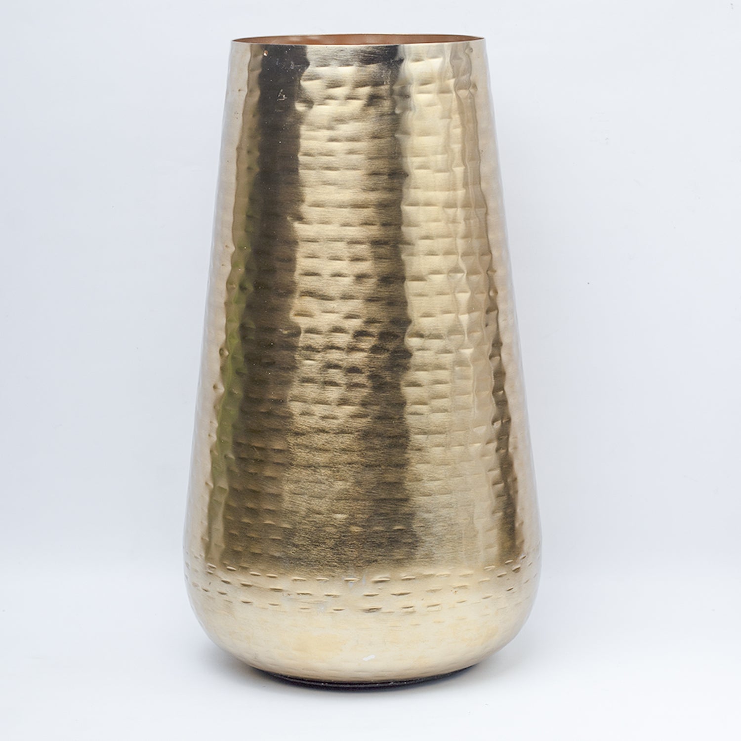 VON CASA Gold Cylindrical Flower Vase