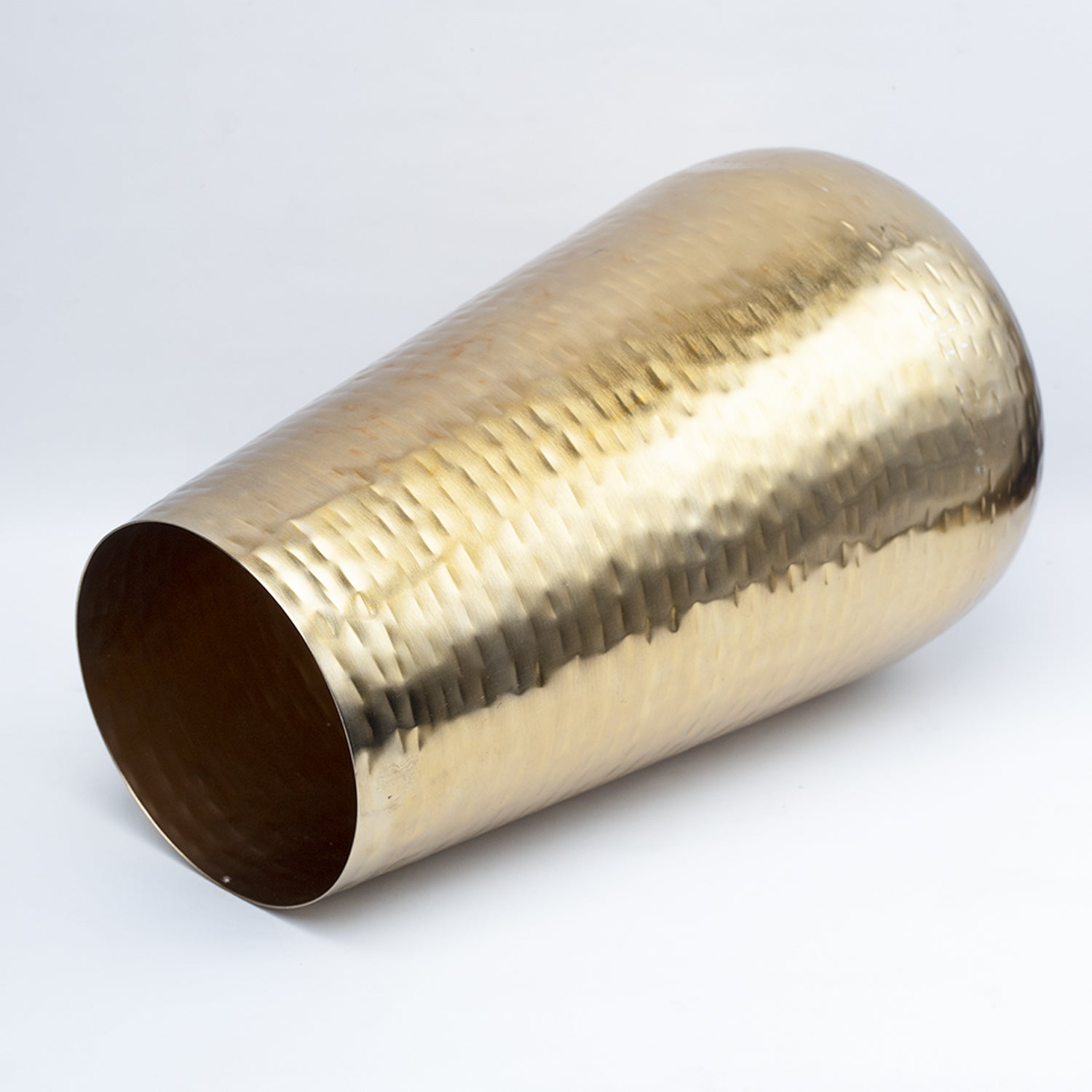 VON CASA Gold Cylindrical Flower Vase