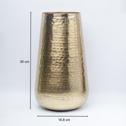 VON CASA Gold Cylindrical Flower Vase