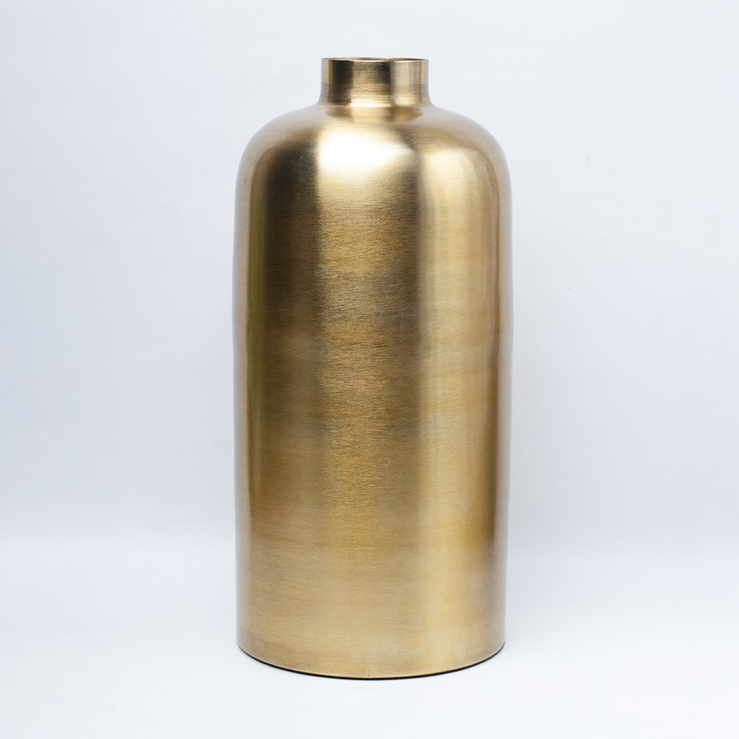 VON CASA Gold Cylindrical Flower Vase