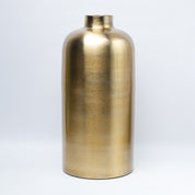 VON CASA Gold Cylindrical Flower Vase