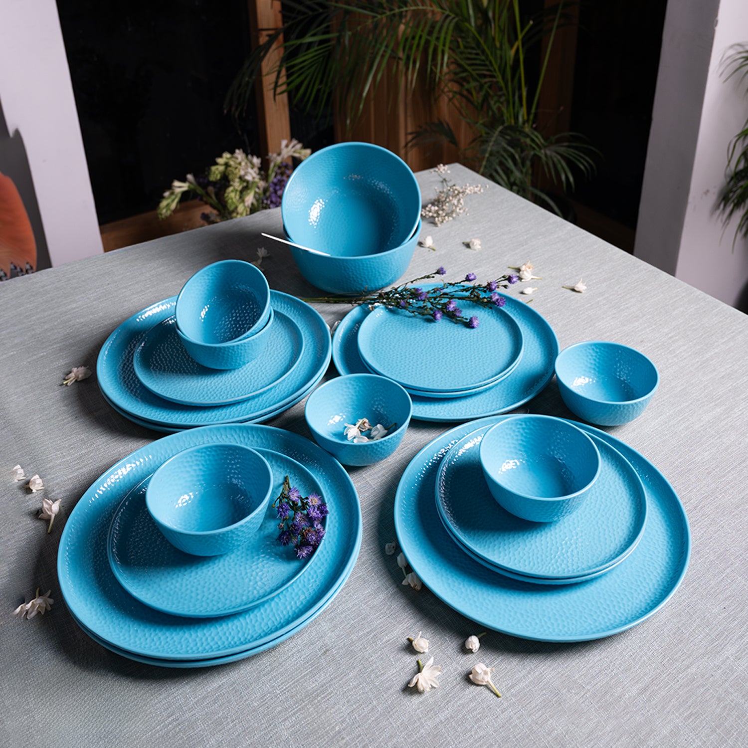 Turquoise Dinner Sets - 20 Pcs