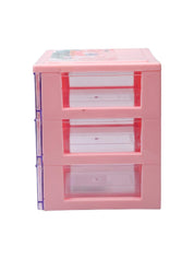 Stylish Pink 4 Layer Table Drawer - MARKET99