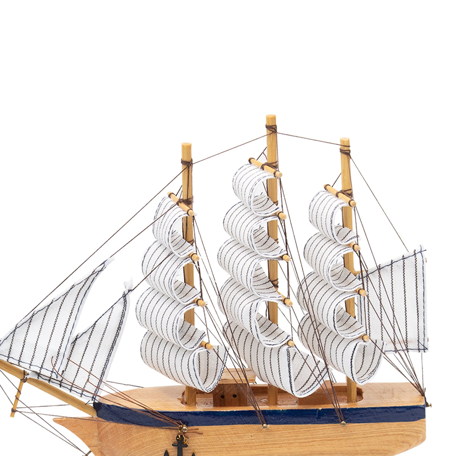New Sailing Boat Decorative Showpiece - Brown