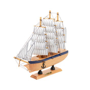 New Sailing Boat Decorative Showpiece - Brown