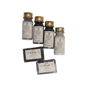 New Travel Kit Charcoal - Set Of 6, Grey