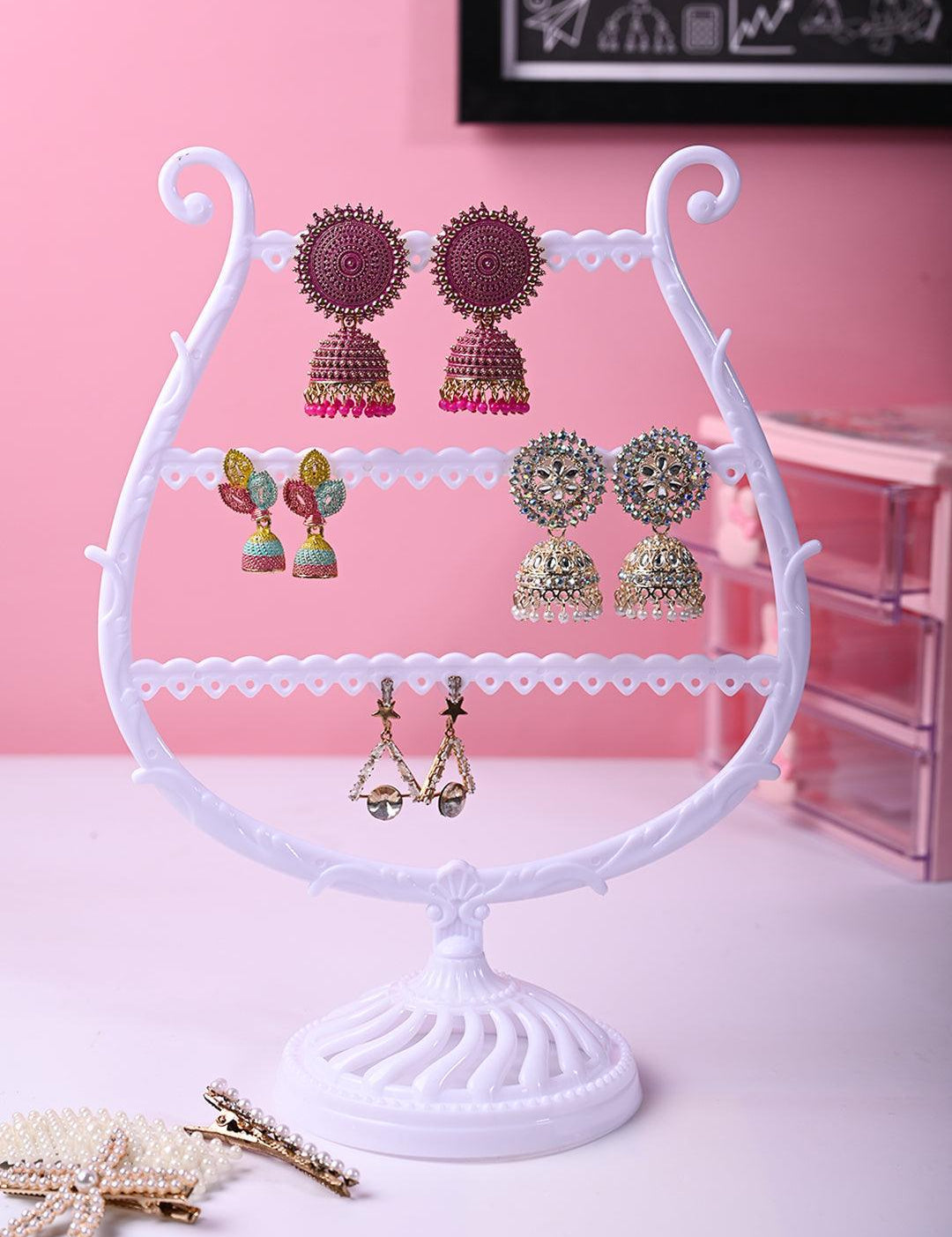 Stylish White Jewellery Holder - MARKET99