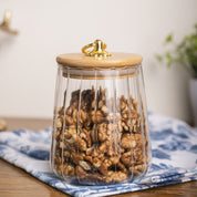 Borosilicate Glass Jar - 500Ml, Glass Texture