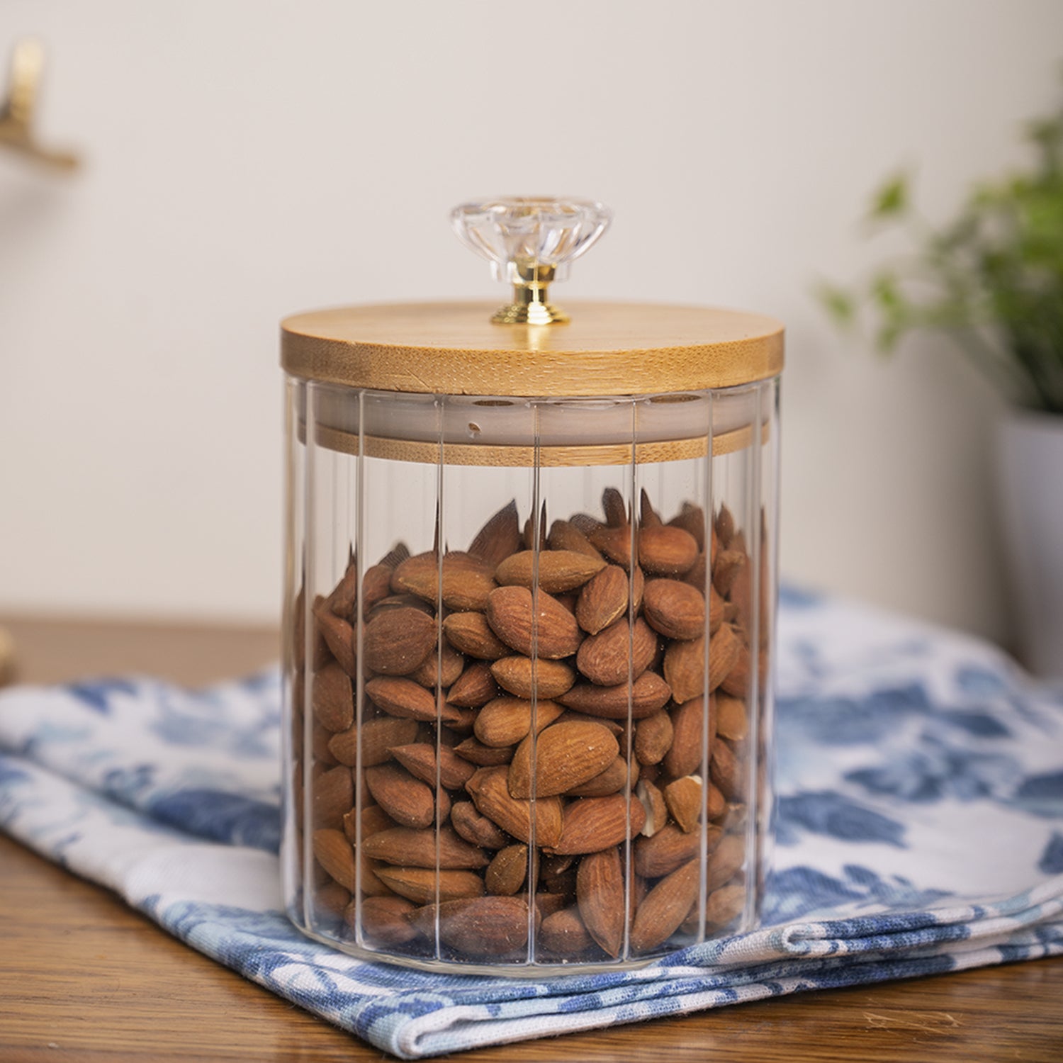 Borosilicate Glass Jar 450Ml, Glass Texture