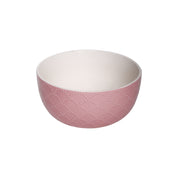 Pink Ceramic Bowl - 580Ml, Fish Scale