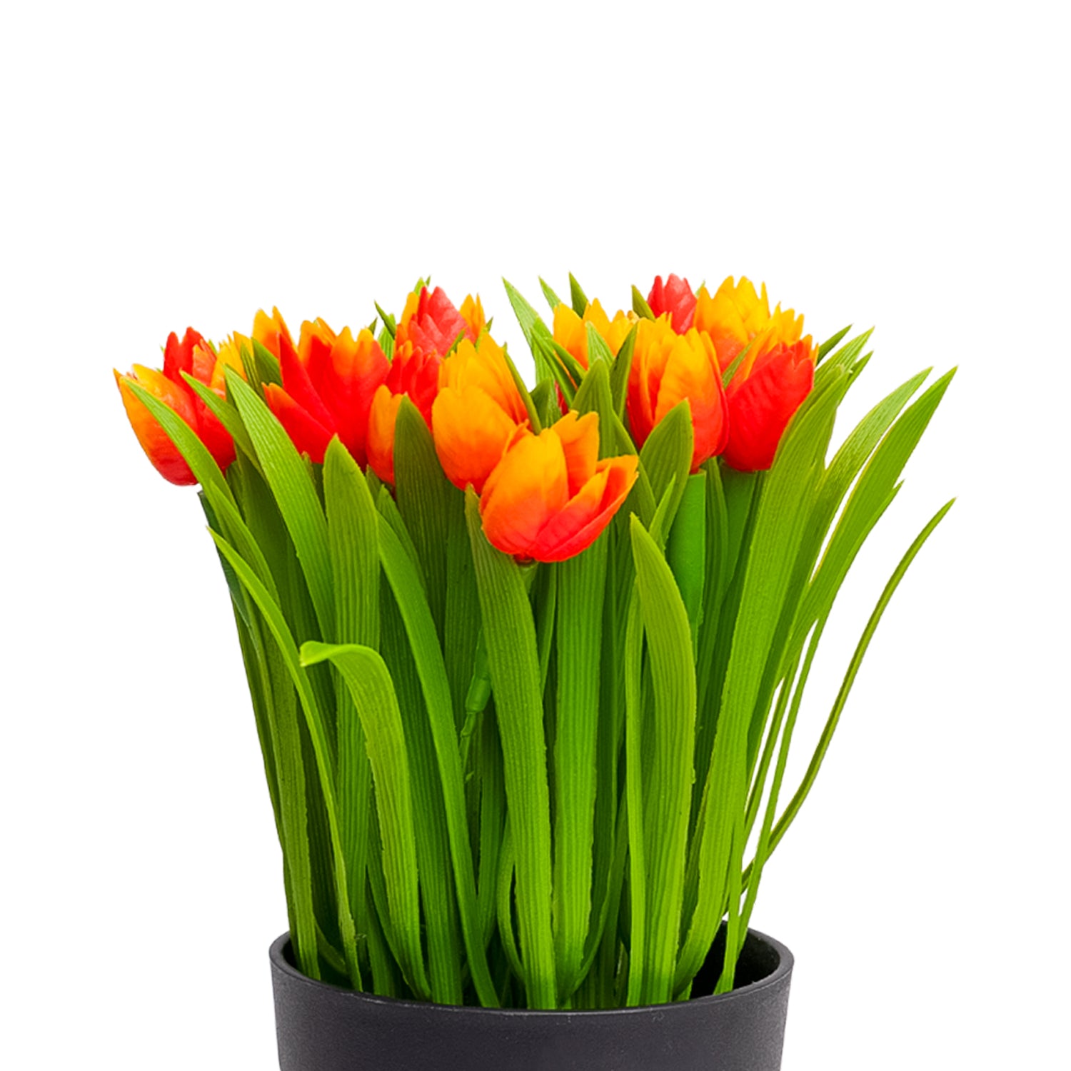 VON CASA Red Lily Artificial Potted Plant