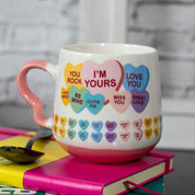 Coffee Cup - 400 Ml, Heart Shape Ballon Print