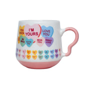 Coffee Cup - 400 Ml, Heart Shape Ballon Print