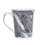 Grey Coffee Mug - 380 Ml, Marble Finish