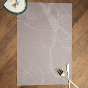 Gray Marble Pattern - Placemat Mat Set Of 4