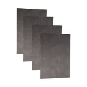 Stone Grey Tringle Pattern - Placemat Mat Set Of 4