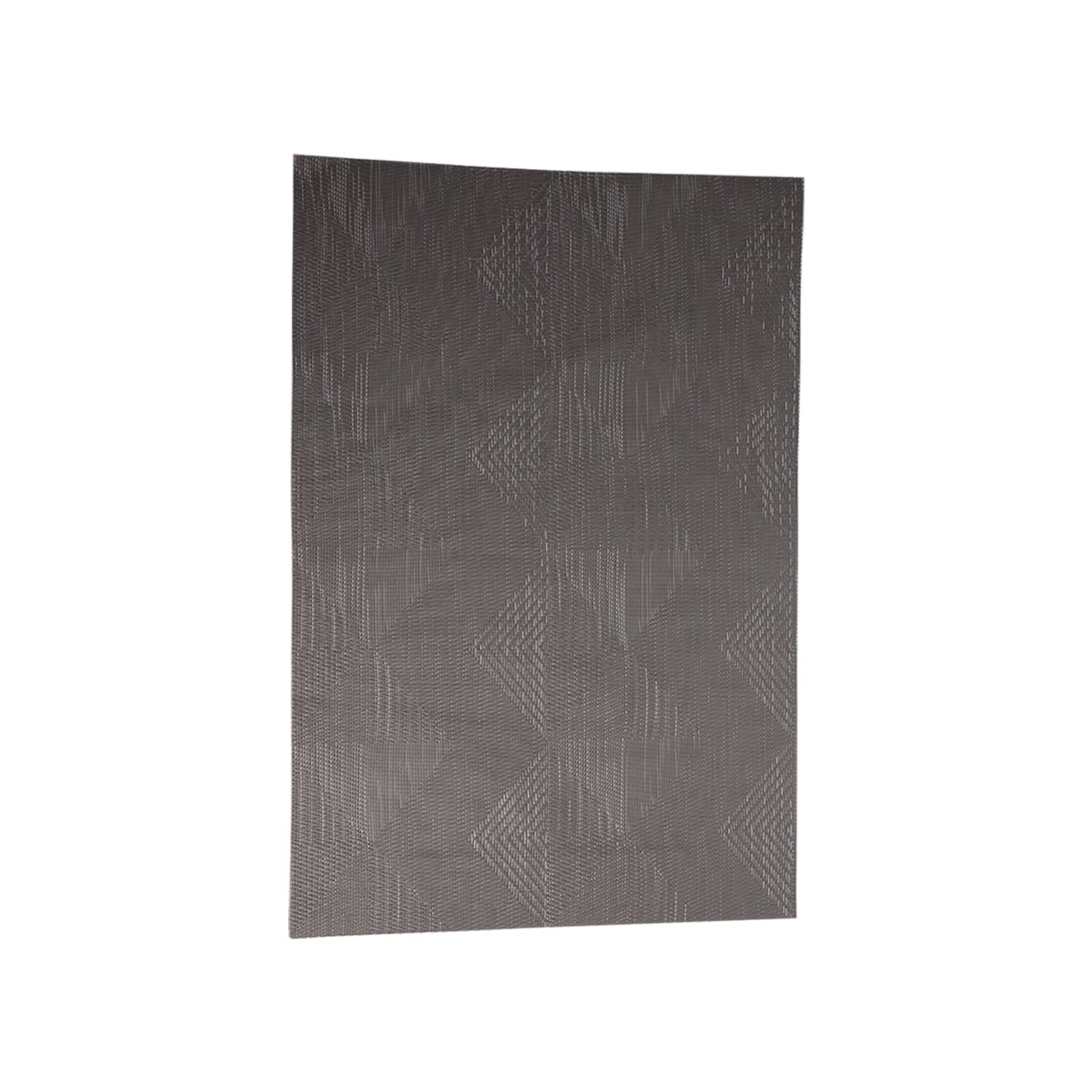 Stone Grey Tringle Pattern - Placemat Mat Set Of 4
