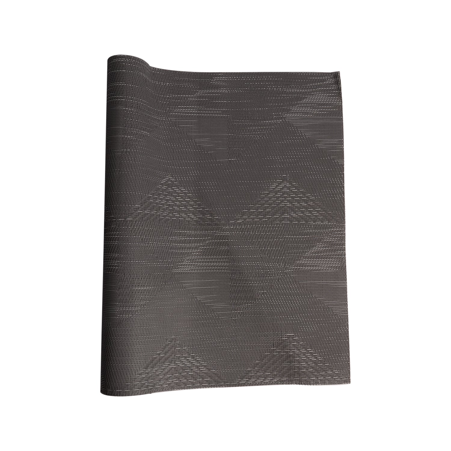 Stone Grey Tringle Pattern - Placemat Mat Set Of 4