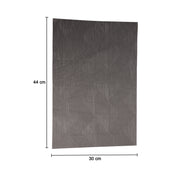 Stone Grey Tringle Pattern - Placemat Mat Set Of 4