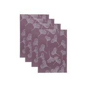 Maroon Tringle Pattern - Placemat Mat Set Of 4