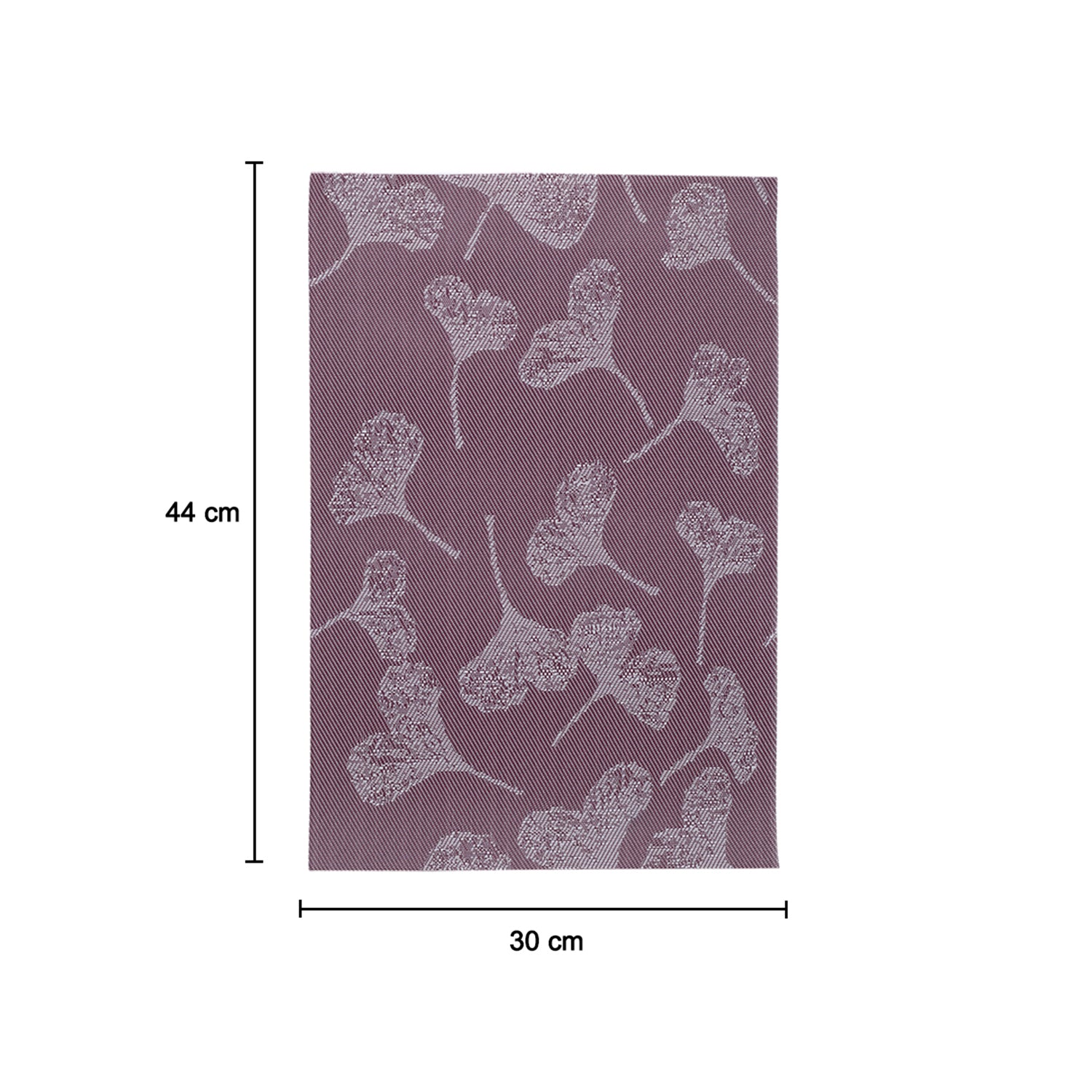 Maroon Tringle Pattern - Placemat Mat Set Of 4