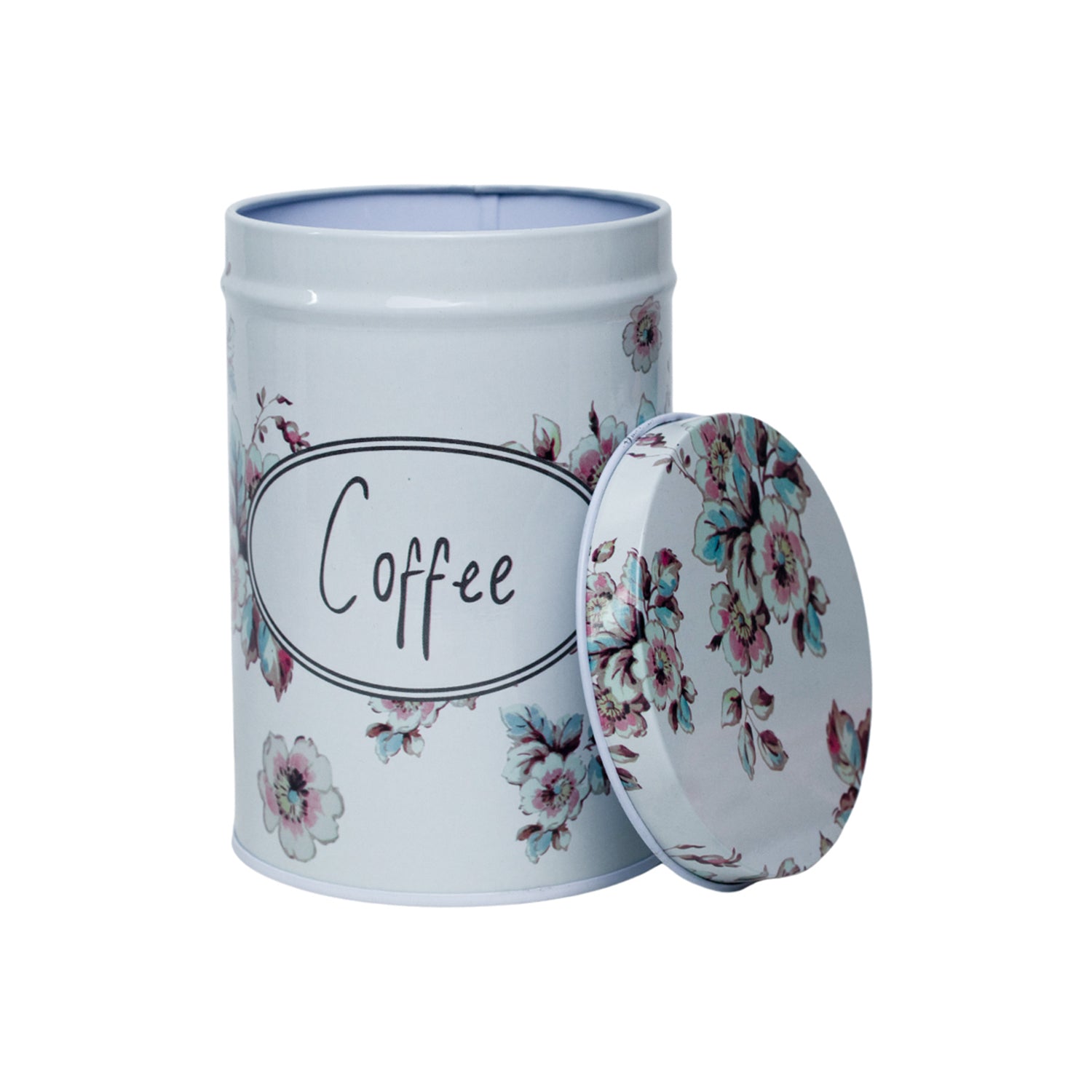 Metal Jar Set Of 3 - Multi Color, 600Ml